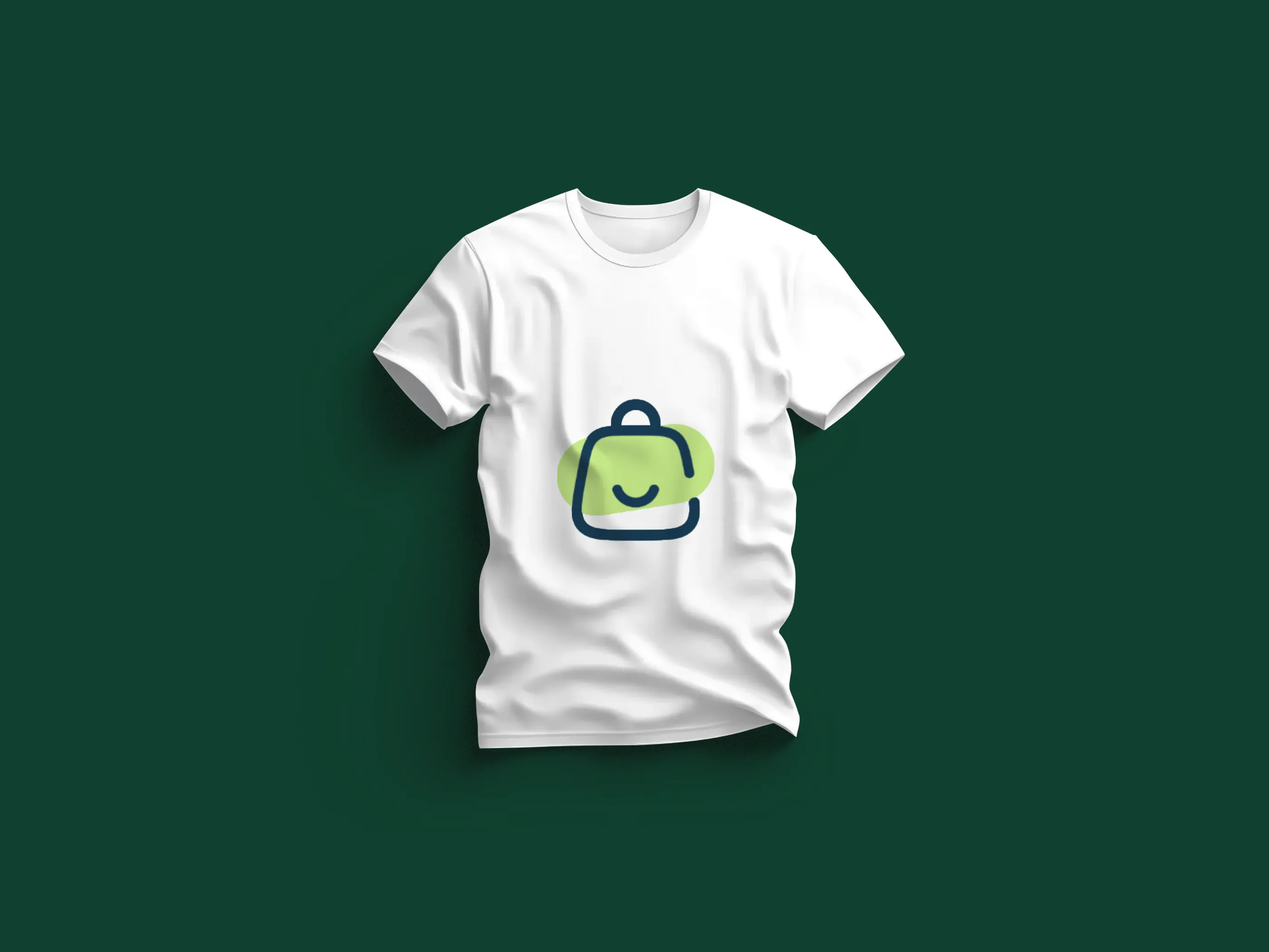 Tricou model Verde Închis